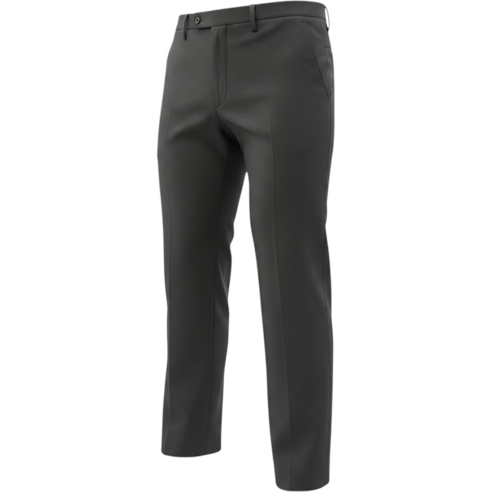 Banana Republic Mens 34x30 Dark Grey Cotton Flat Front Dress Pants Trousers